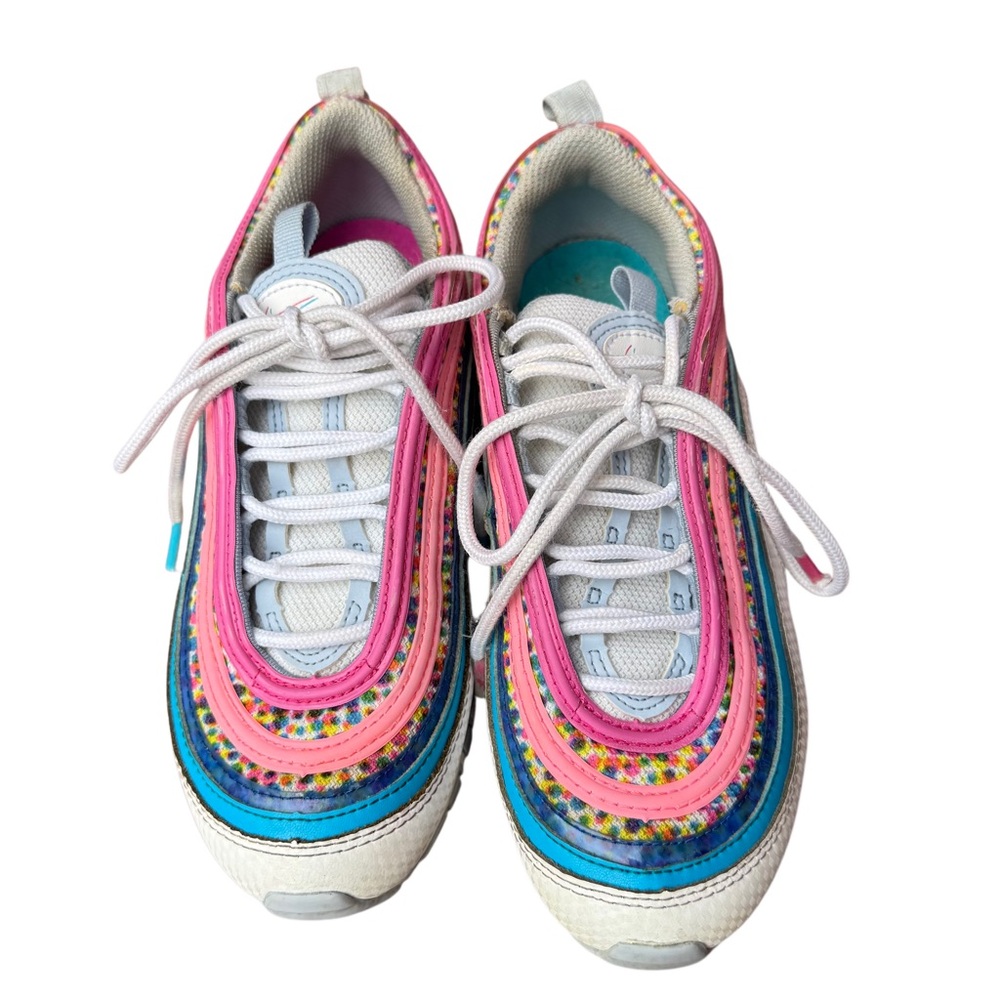 Nike Air Max 97 SE (GS) Shoes White-Active Fuchsia DV7550